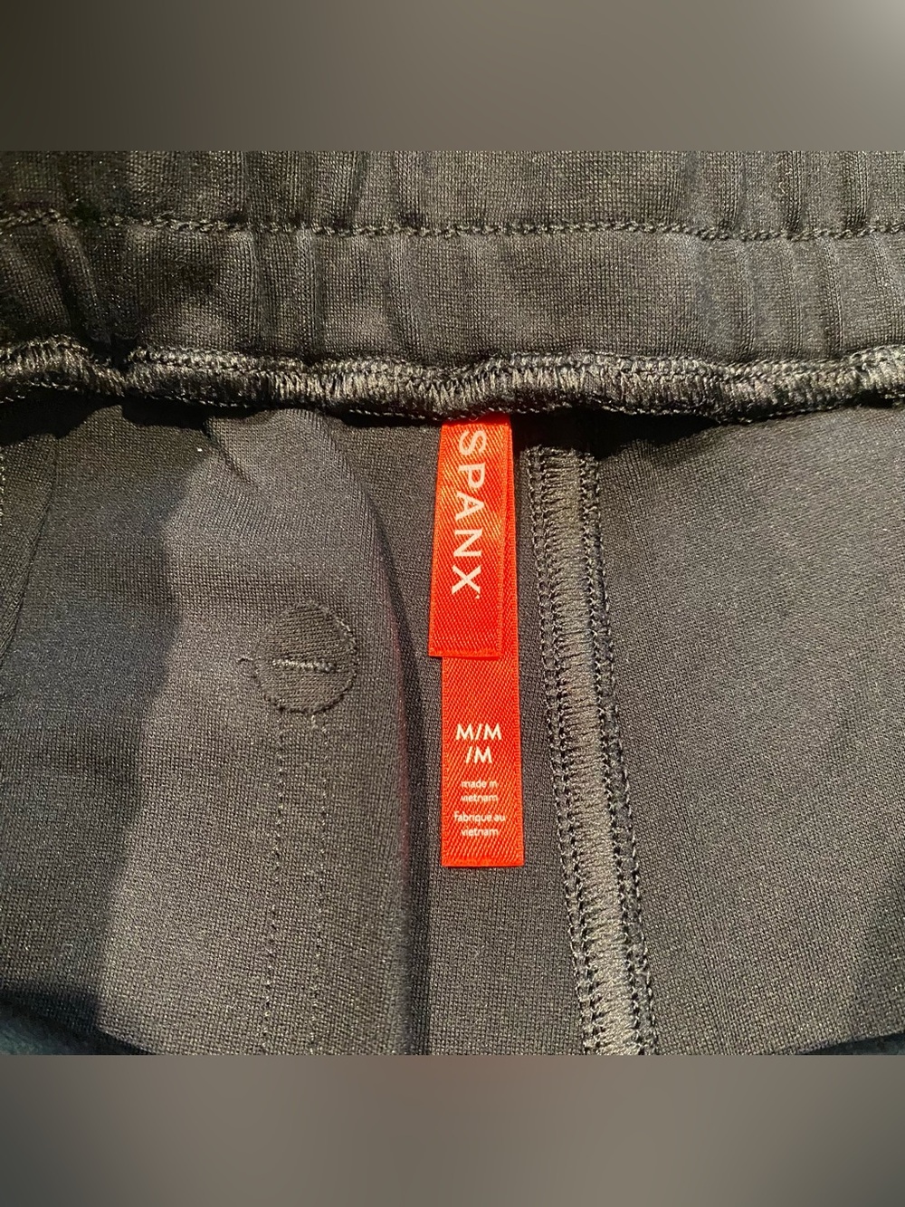 (M) Spanx Perfect Pant Joggers Black Medium Ponte Business Casual Pull-on - Picture 8 of 15